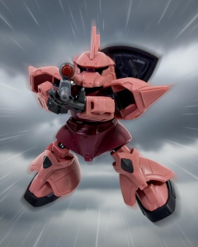 そしてビームライフルで狙撃するシーン。