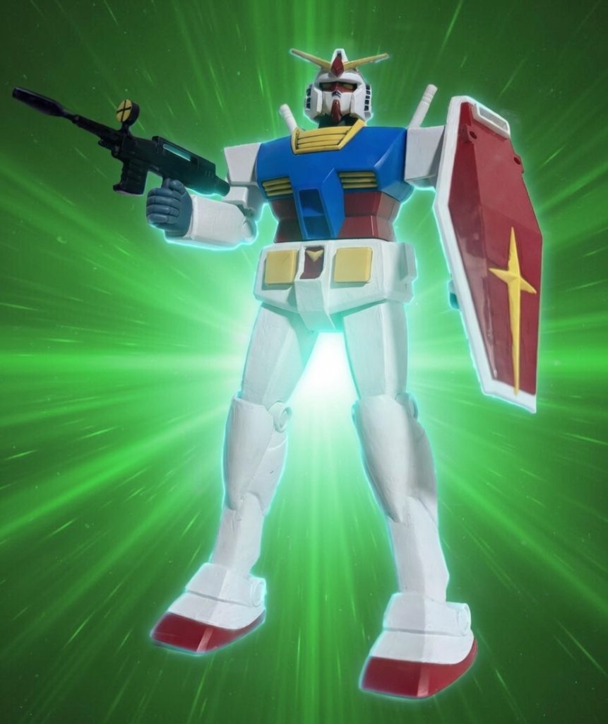 リバイバル版ガンダム（アンテナ黄色Ver.）