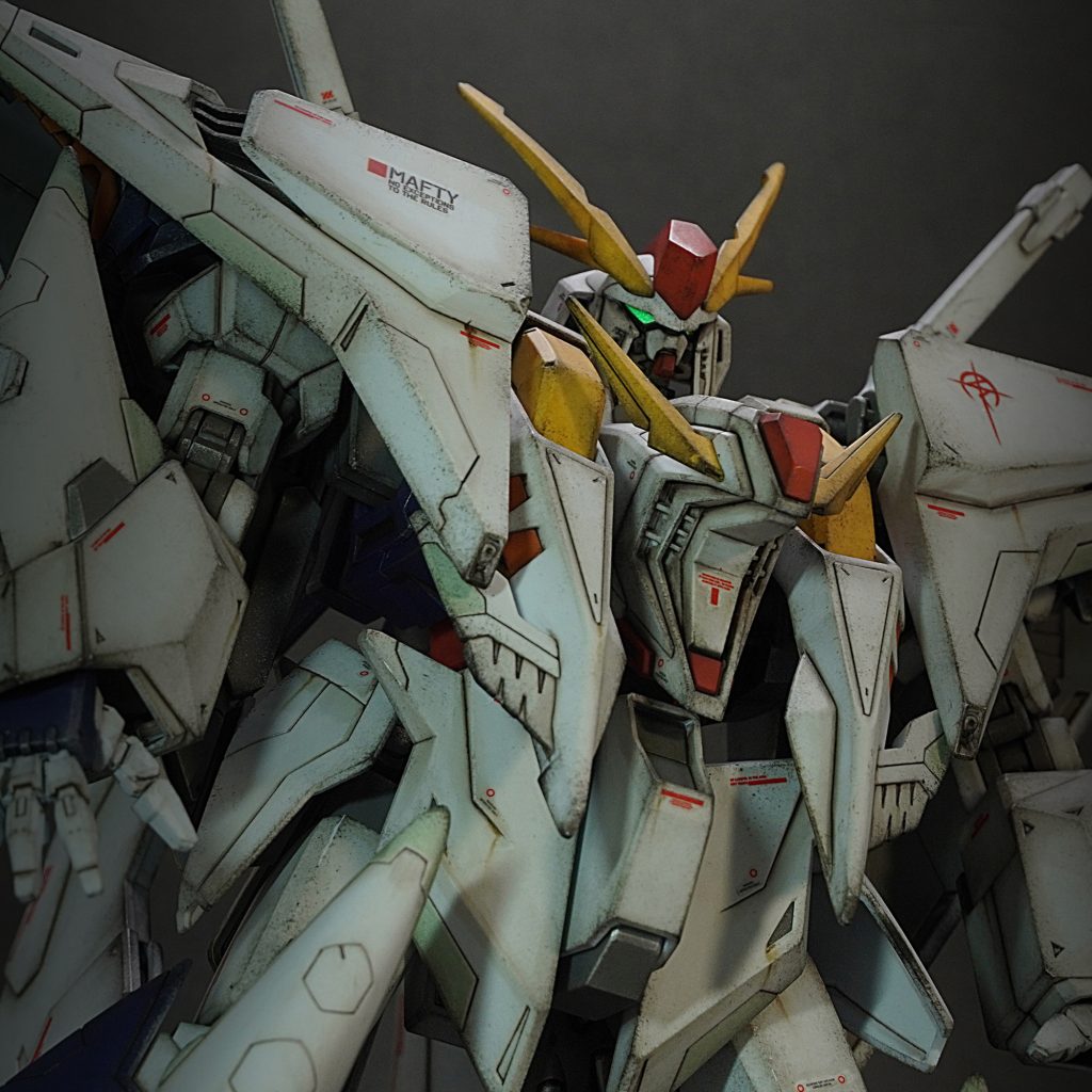 クスィーを無塗装ウェザリング