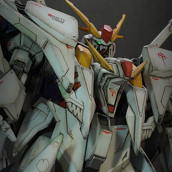 クスィーを無塗装ウェザリング