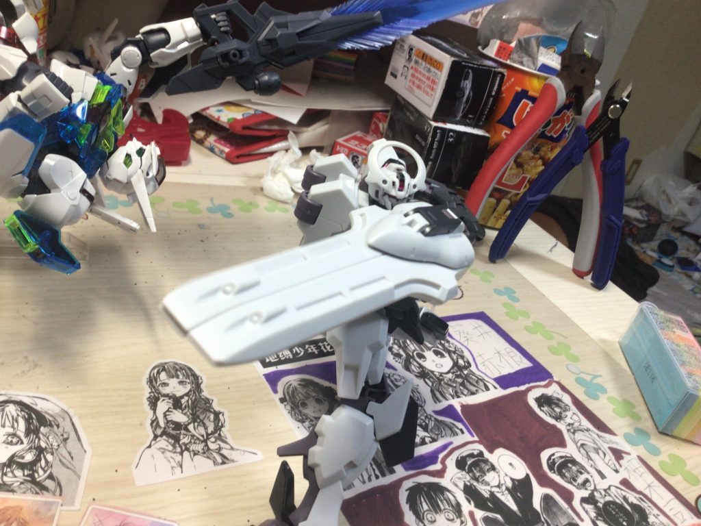 ガンダムシュバルゼッテをポージングしました！