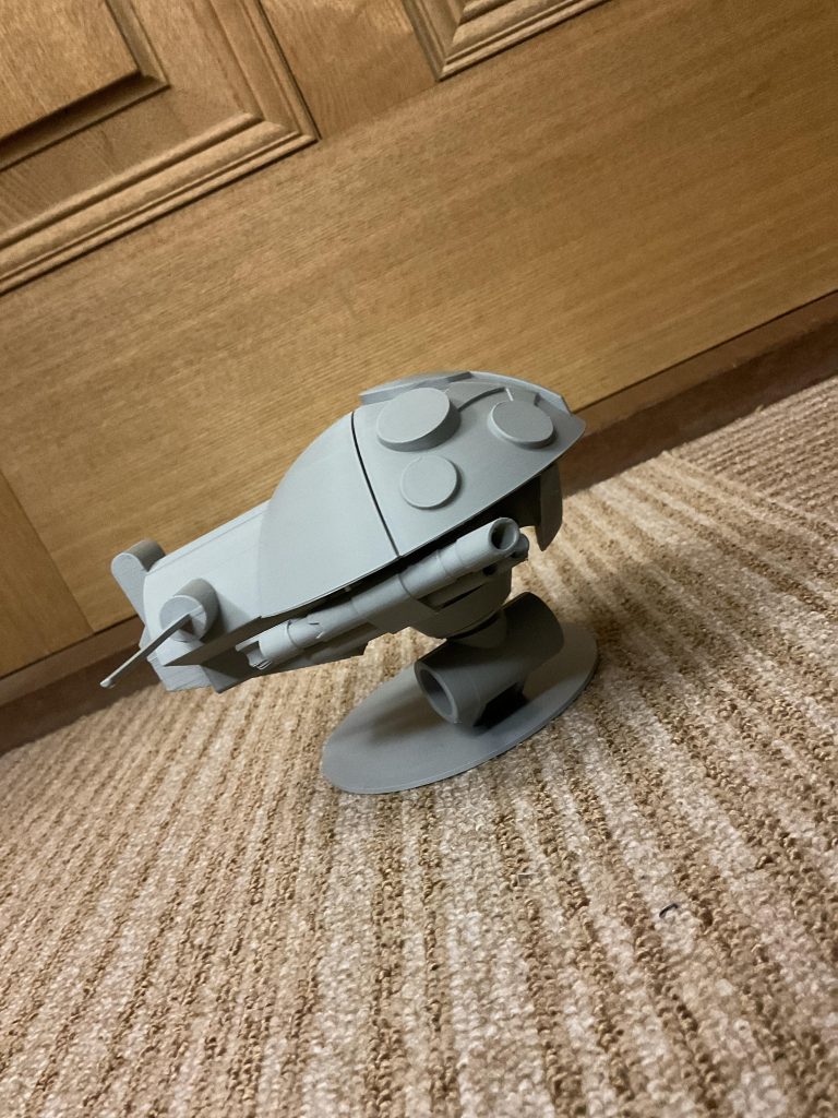 首が360度まわります。