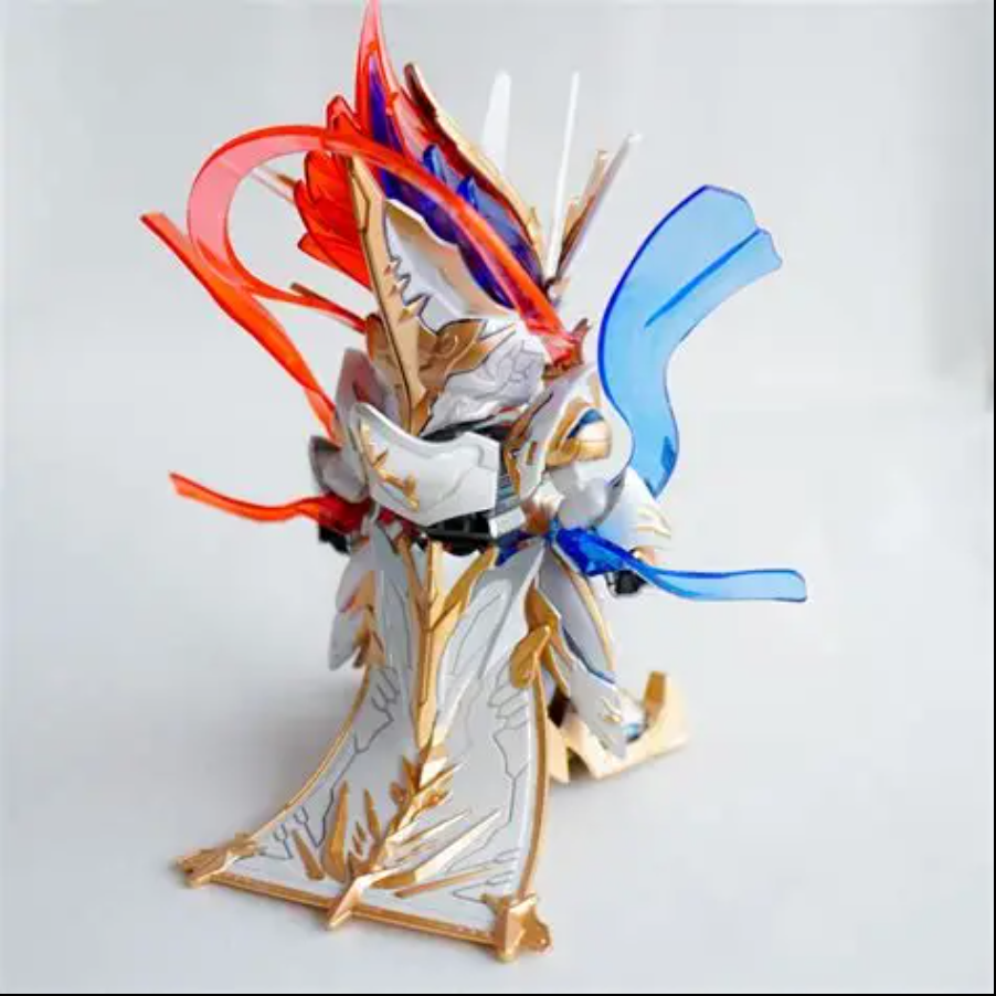 今回はマスキング地獄にチャレンジ。途中で心折れかけましたが、なんとかやりきりました。マントの塗り分けがちゃんとできた時は感無量……