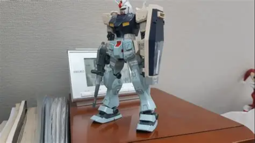 リアアーマーは、意図的に設定より長めにしました。今思うと、もう少し短くても良かったかもです。