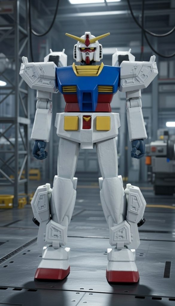 以下俺設定。ガンダム8号機はファーストロットとしては最後の機体であり、しばしばGMのテストヘッドに使用されてからは行方不明な謎の機体である。だが「あぶないガンダム」の世界線ではUC0081年頃からテム・レイによって大きく手が加えられており、これまでの1号機～7号機までのデータを基に月のグラナダの連邦軍基地「フロントバック」にて開発・建造が行われていた。伝説の機体である2号機（マグネット・コーティング仕様）を母体にし両肩のアーマーと脚部スラスターが新たに追加装甲が施され、さらに背中のバックパックには大型バーニアが装備され、機動性と装甲面が格段に向上した。