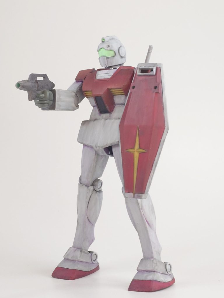 塗装のレシピはこちら &nbsp; ＊[A]はアクリジョンです下地：G メカサフ白：一層目 シタデル CORAX WHITE →「A」グランプリホワイト+白赤：一層目「A」ベースレッド→［A］レッド黄色：G 黄橙色黒：［A］ブラック緑：G 自作の緑フィルタリング：T スミ入れ塗料ダークグレーチッピング：T メタリックグレイ&nbsp;ピンウォッシュ：C フィルタ・リキッド　レイヤーバイオレッドトップコート：G 艶消し