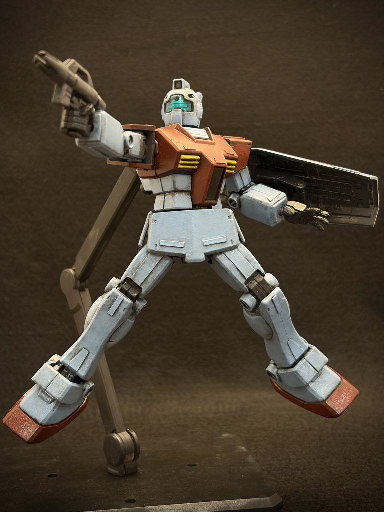 ジム 〜プラ板で合わせ目ごまかし–3枚目/制作者：とうと＠はじめてのスポンジ塗装