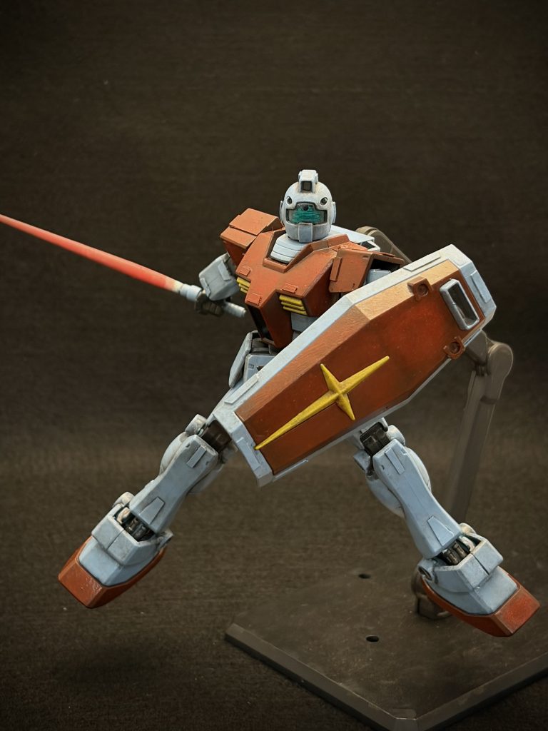 ジム 〜プラ板で合わせ目ごまかし–4枚目/制作者：とうと＠はじめてのスポンジ塗装