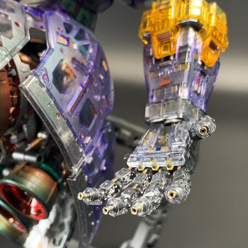 ジオング クリアVer. ZEONG MSN-02 Ver.Clear RG 1/144–5枚目/制作者：むいち