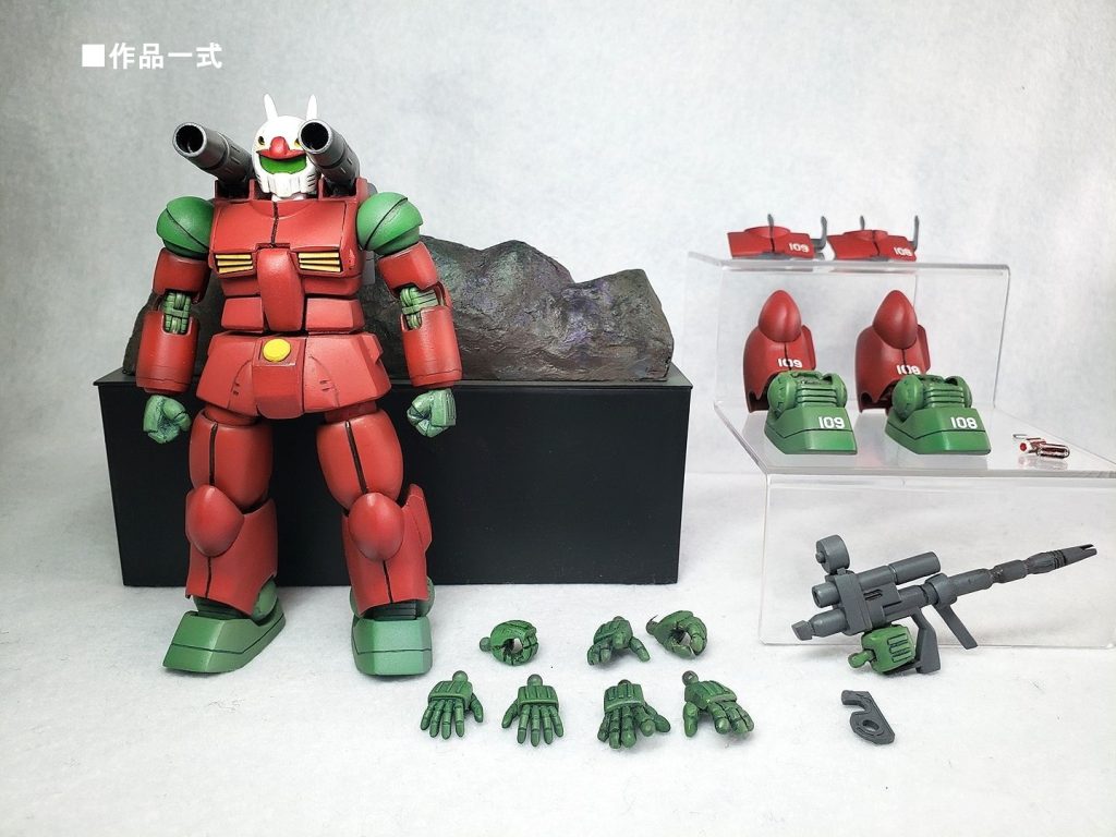 1/144アニメ劇中再現版リバイブ ガンキャノン–2枚目/制作者：HITOHITO