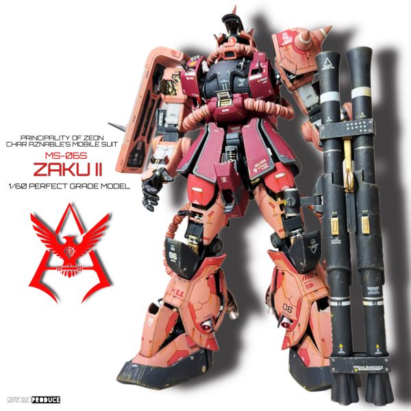 1/60 PG シャア専用ZAKU II  オープンハッチ仕様