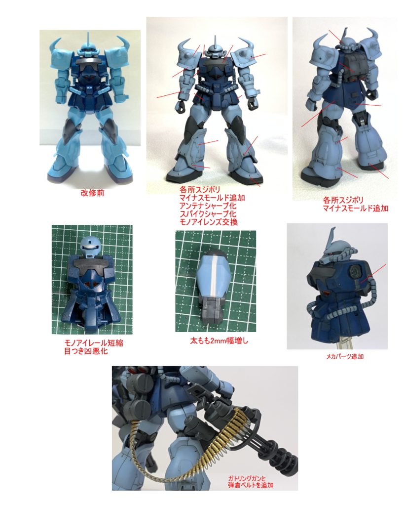 HGUC グフカスタム–4枚目/制作者：guplafactory