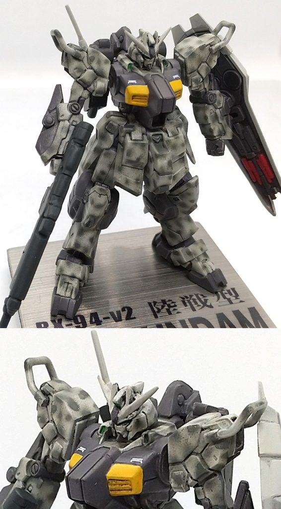 改修塗装完成品 Hi-ν ガンダム 陸戦型(近藤版風迷彩カラー)ガンダムアーティファクト–4枚目/制作者:ランゼル