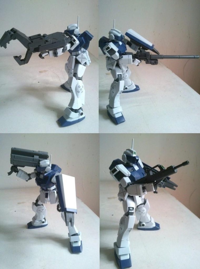 HGUC•ジム•スナイパーII•ホワイト•ディンゴ(筆塗り)–5枚目/制作者：risuisei