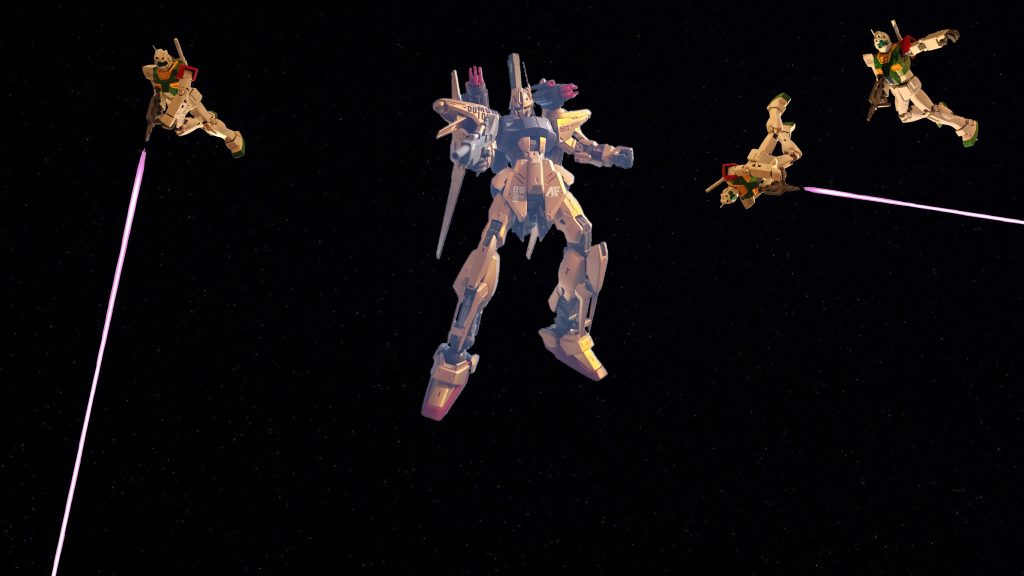 本編より、戦闘複数撮って合成してます。