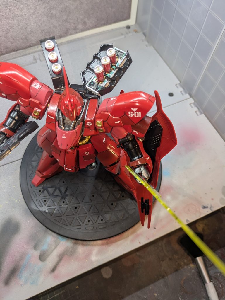 完成キット上から。