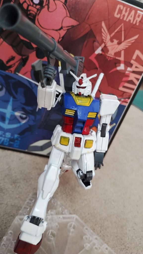 手首パーツは、ガンダム（Revive）の物を流用しました。