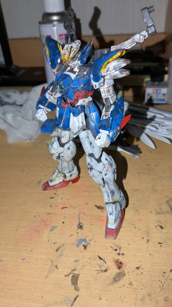 ダメージ加工を初めてしたので時間がかかってしまいました。2回目っていうのができないのが結構勇気いりますねこれ