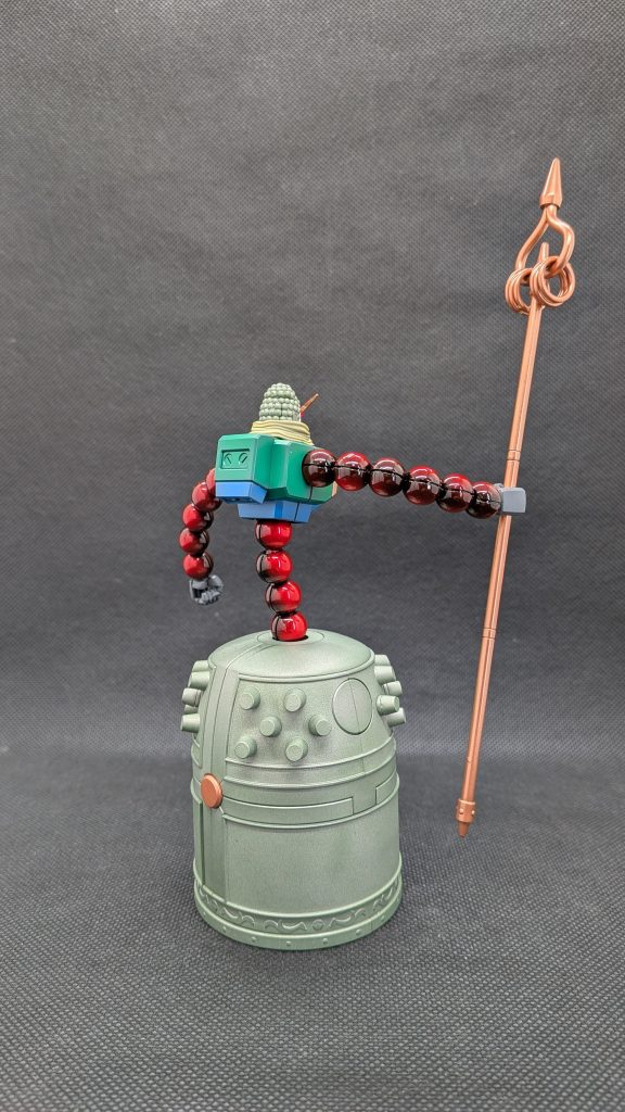 関節の数珠っぽいところは漆塗調。下地をつくるときに少し雑にやってしまったので具合がややわるいMSボディ部分はあんまりこだわってないです