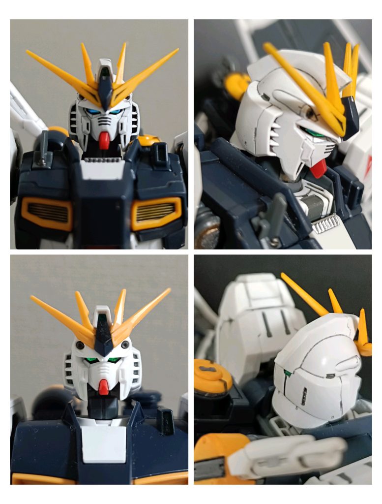 息子のEGと交換してもらいましたパネルラインやダクトっぽいディテールを追加トサカとバルカン周囲は塗り分けたけれどもほぼ分からないレベルになってしまった😅