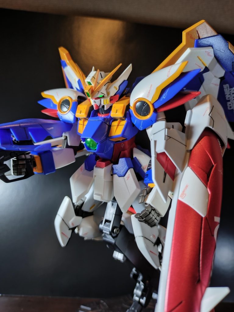 MGの製作の最初と言う事で大きな変更点は無く成形色通り塗装した感じです🙇仕上げはつや消しです❗️