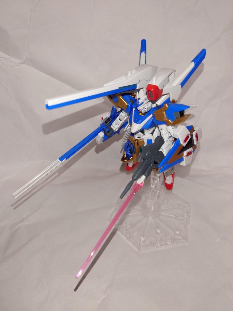 シールドが腕の横