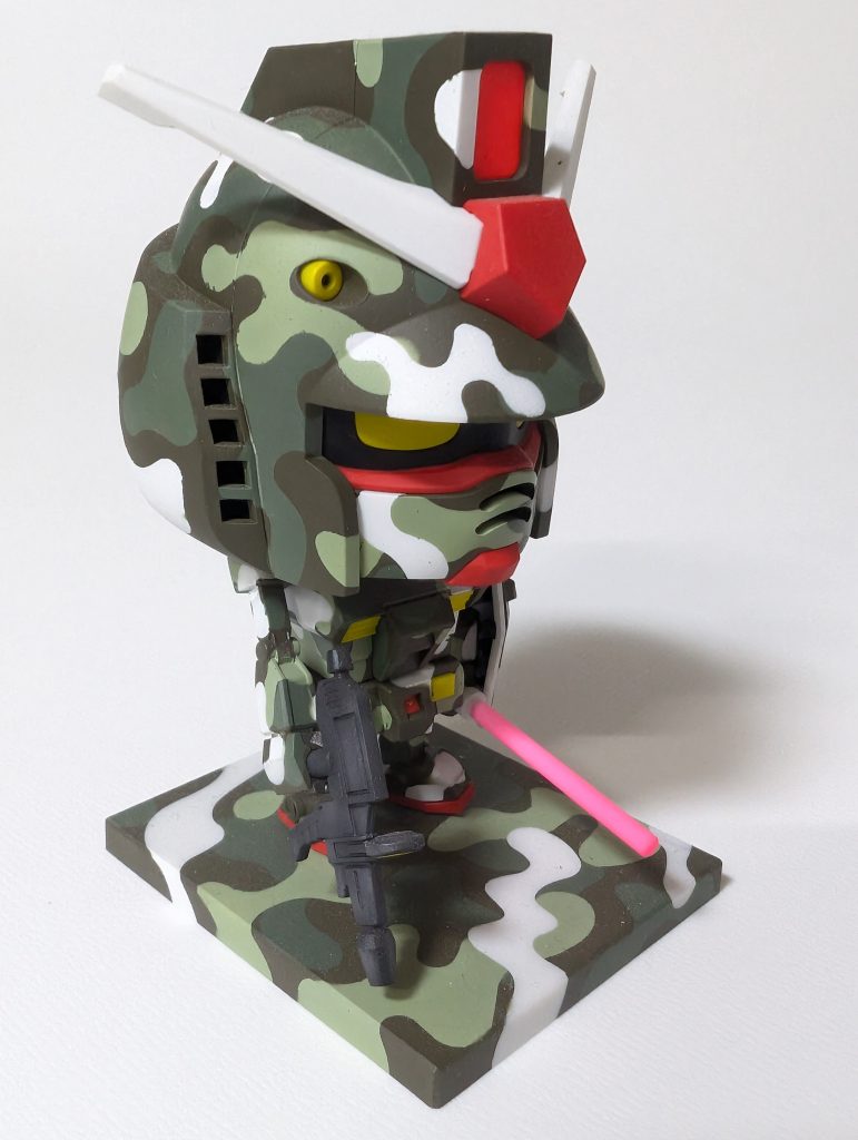 ガンプラくん　カモフラージュ　グリーンver–5枚目/制作者：kasuke
