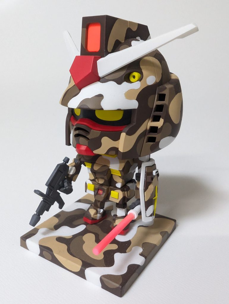 ガンプラくん　カモフラージュ　ブラウンver–3枚目/制作者：kasuke