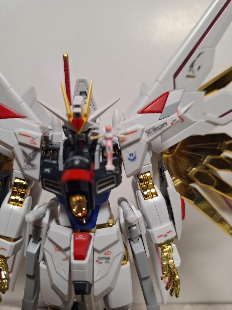 どうしても　金色の部分は、メッキにしたくて　メッキ加工をメッキ屋さんにご注文して。ついに目指していたロボット魂風にできました。