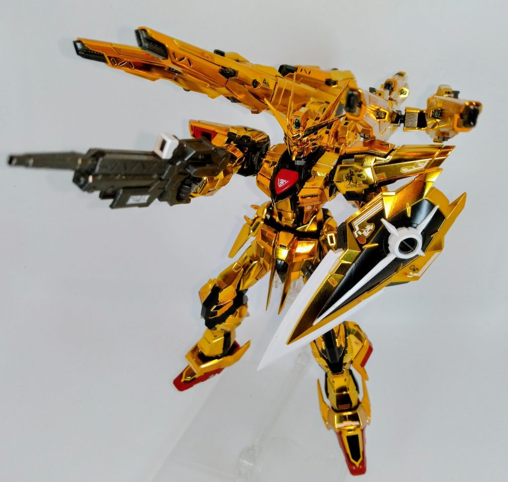 （指紋がつかないように手袋しつつ）ポージングがバシッとキマります。さすがRG