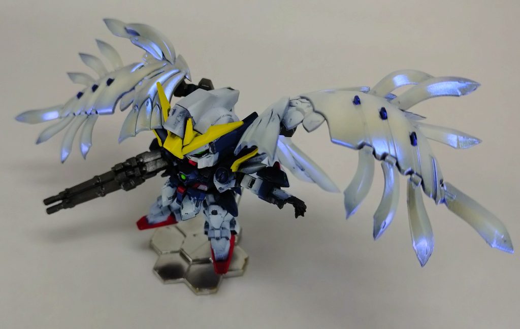 欲しいモノがなかなか手に入らないので、スケールモデルを作製中で、その息抜きにコレ作ってます。スペリオルディファインの続編欲しいです！ジ・オとかゲーマルクとかのどっしり系や、ザクレロとかビグロみたいなMAも面白そう。出ないかねぇ。以上、ご覧頂きありがとうございました！お目汚し失礼しました！