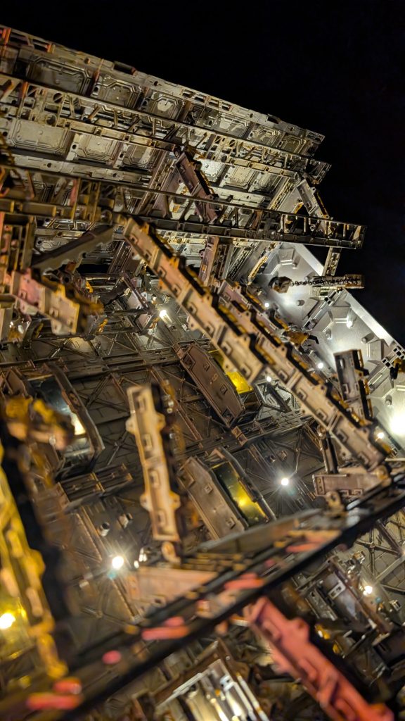 整備中　下から