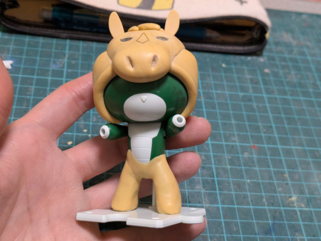 更に盛ってようやく馬だこれはって形にたどり着く