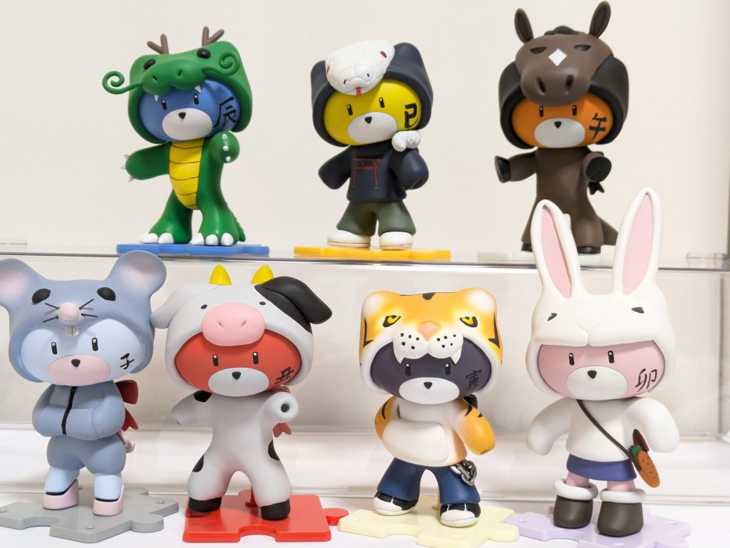 最後にこれまでの干支シリーズの集合写真