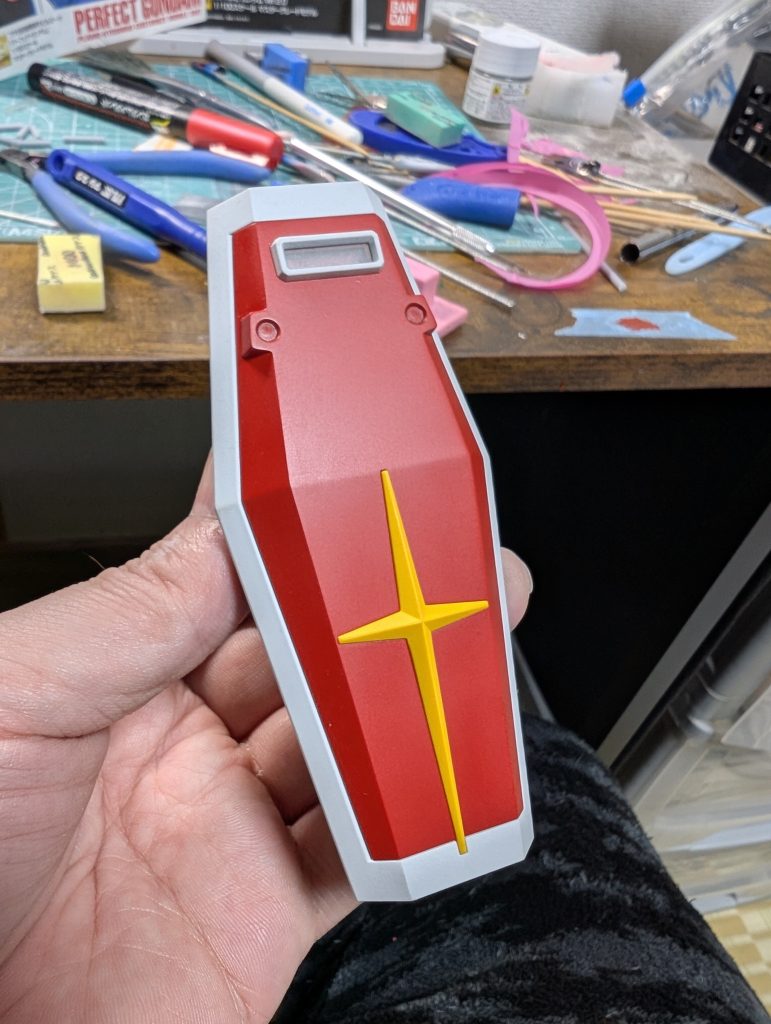 面出し後塗り直し。やはり、面やエッジ出すだけでだいぶ変わりますね。