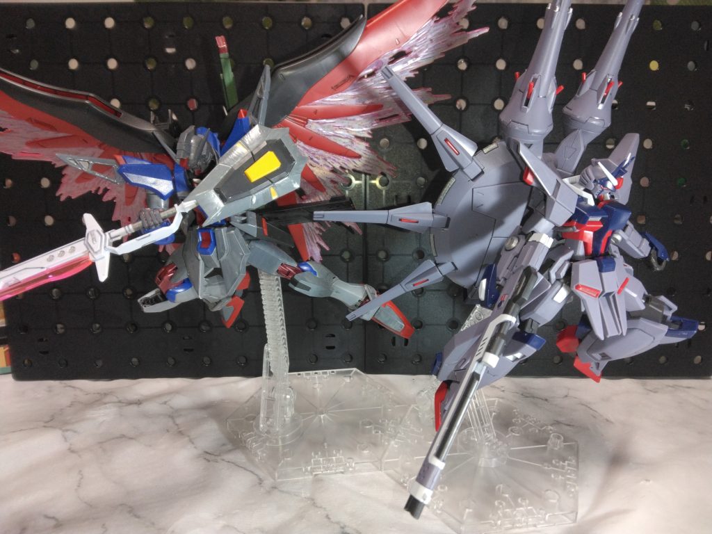 あり得たかもしれないシーン。レジェンドに寄せたカラーにしたけど、意外と違う色味でしたね。SPEC2でのミネルバ組が観てみたかった。