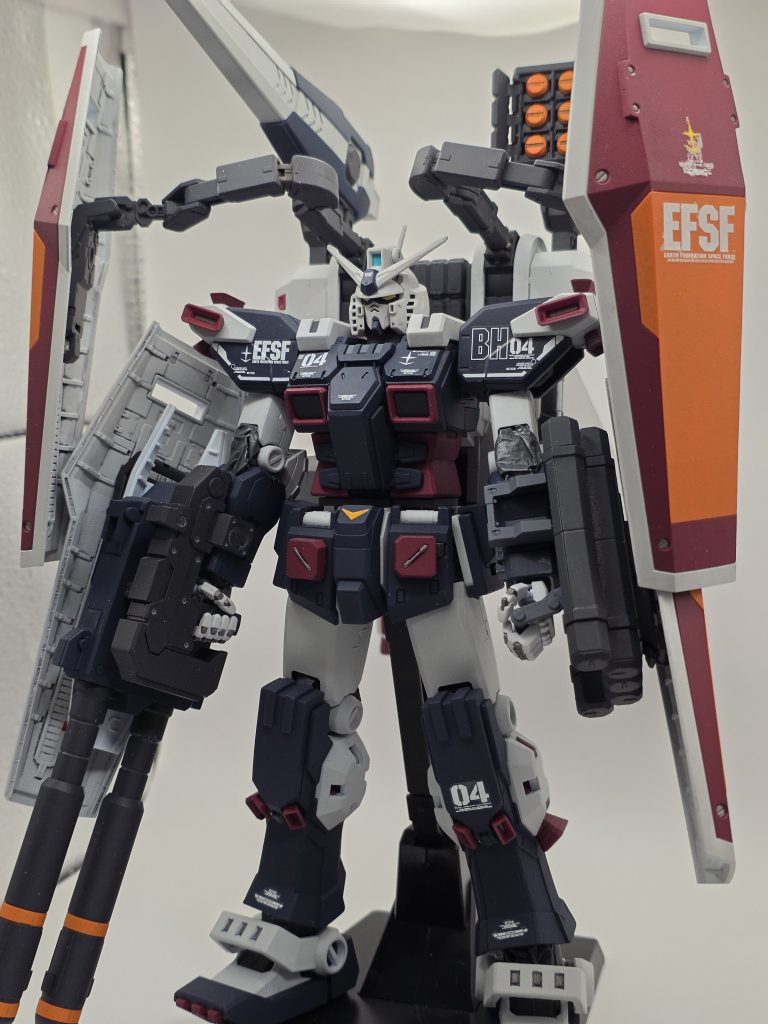 MG フルアーマーガンダム ver.Ka サンダーボルト 筆塗全塗装–3枚目/制作者：DARTH