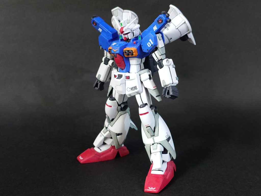 工作は太ももを1.5mm延長、スジ彫りの追加をしています。