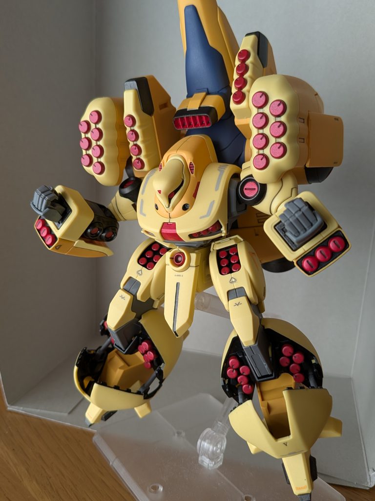 ミサイルフルオープン！！カッコいいけど塗るの疲れたー(gundam-kao5)