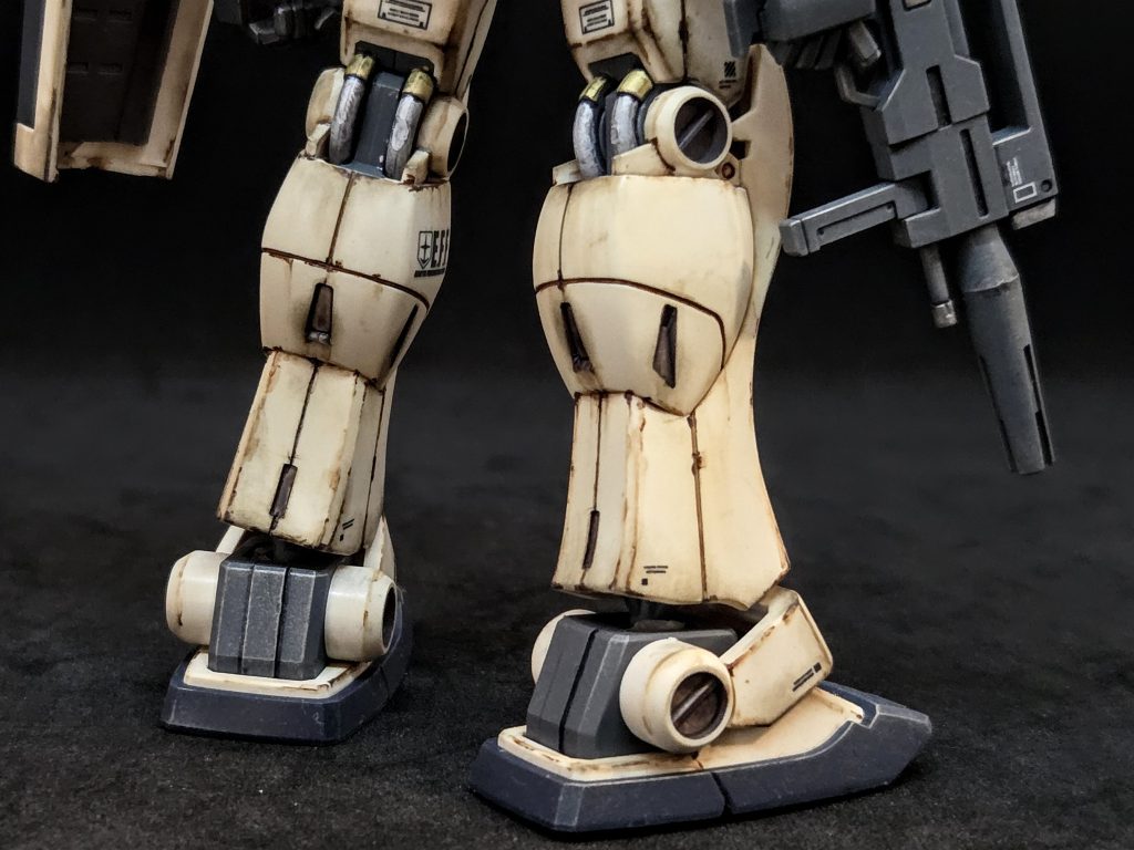 トリントン基地の砂汚れ的な汚しって、錆び感もプラスしたら…やりすぎた(笑)