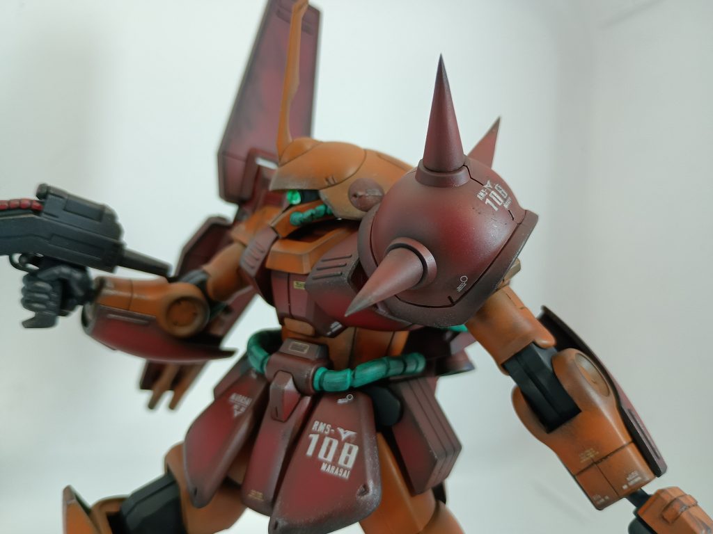 肩のニードルは継ぎ足ししてかなり鋭利になりました。