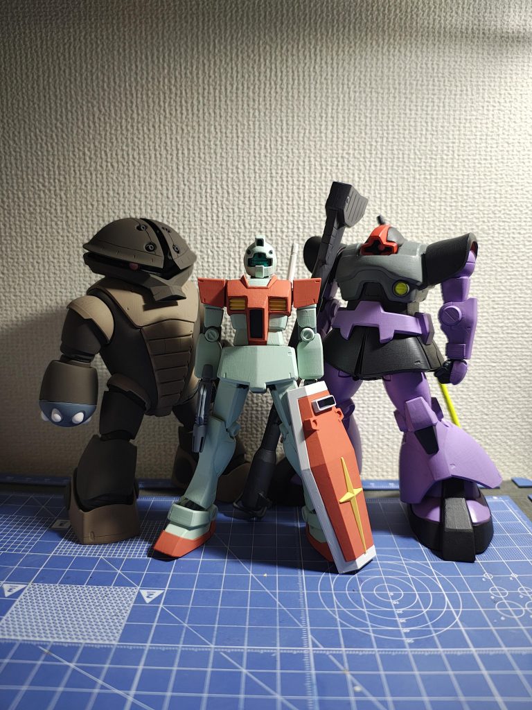 ジオン機はデカいですね…ご閲覧ありがとうございました！