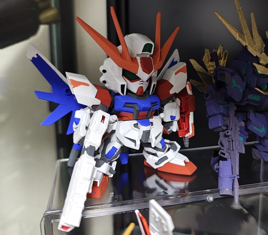 SD塗装にハマってた頃の（3）SDビルドストライクガンダム