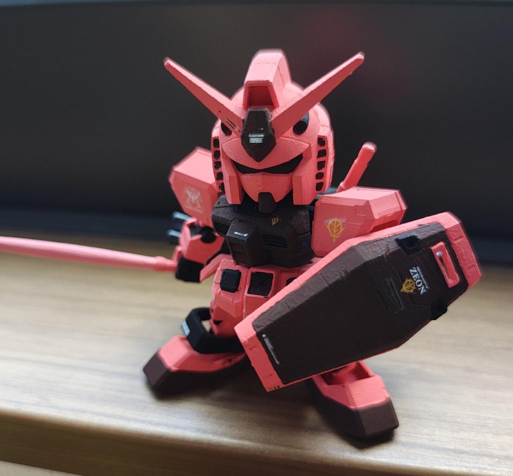 SD塗装にハマってた頃のSDキャスバル専用ガンダム