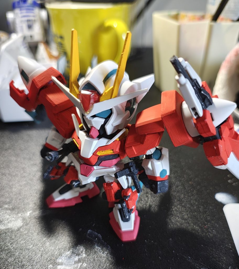 SD塗装にハマってた頃の（4）SDダブルオー（セブンソード？）