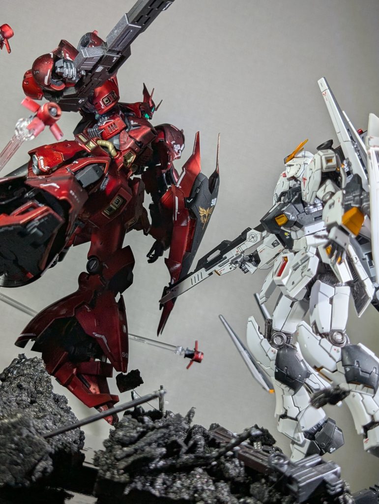 BEYOND THE TIME νガンダムvsサザビー –2枚目/制作者:Shokker@mk2