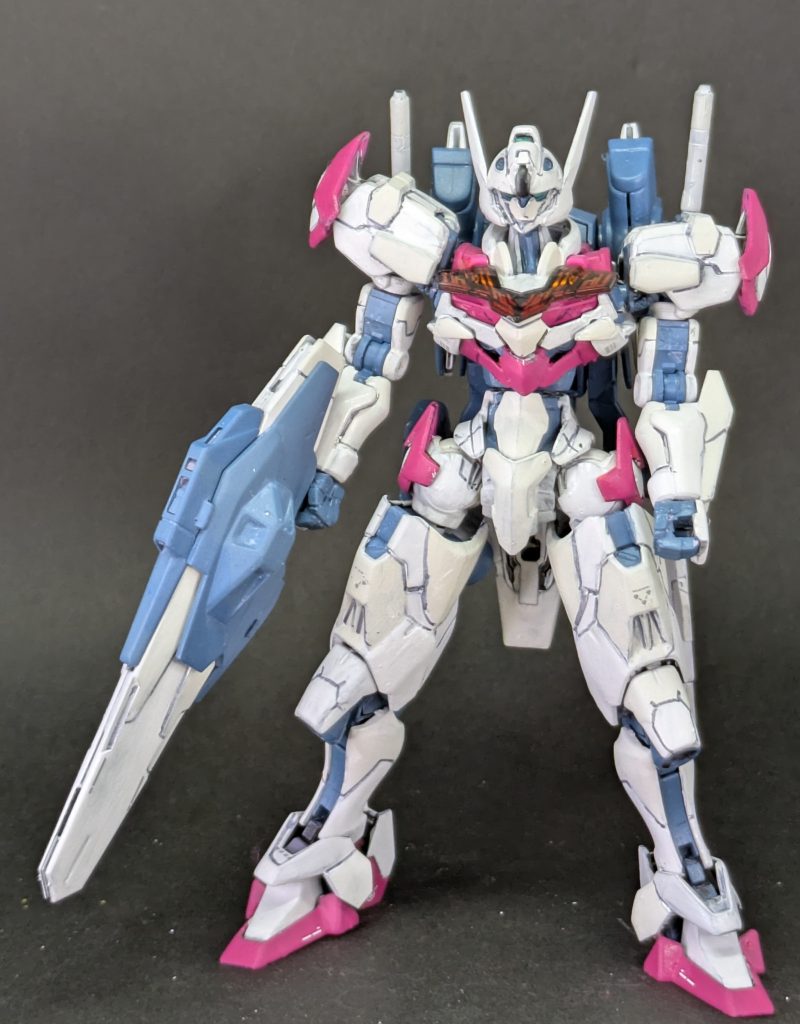 ホワイトのカラーリングはグレートーン4という少し高いグレーとベトナム戦争色のグレーで塗りました、少し粗が目立つのは筆塗りやししゃーないの心でお願いします