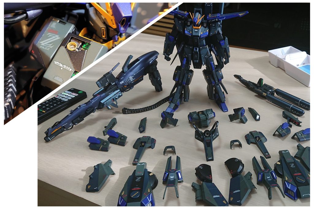 ガッツリカラーをアレンジして作成しました。このアーマーつけたらこだわりのほとんどが見えなくなる、、、でも後悔はしてない!!最後まで見ていただきありがとうございます。次回はアーマー装着後のFAZZを見ていただければ。