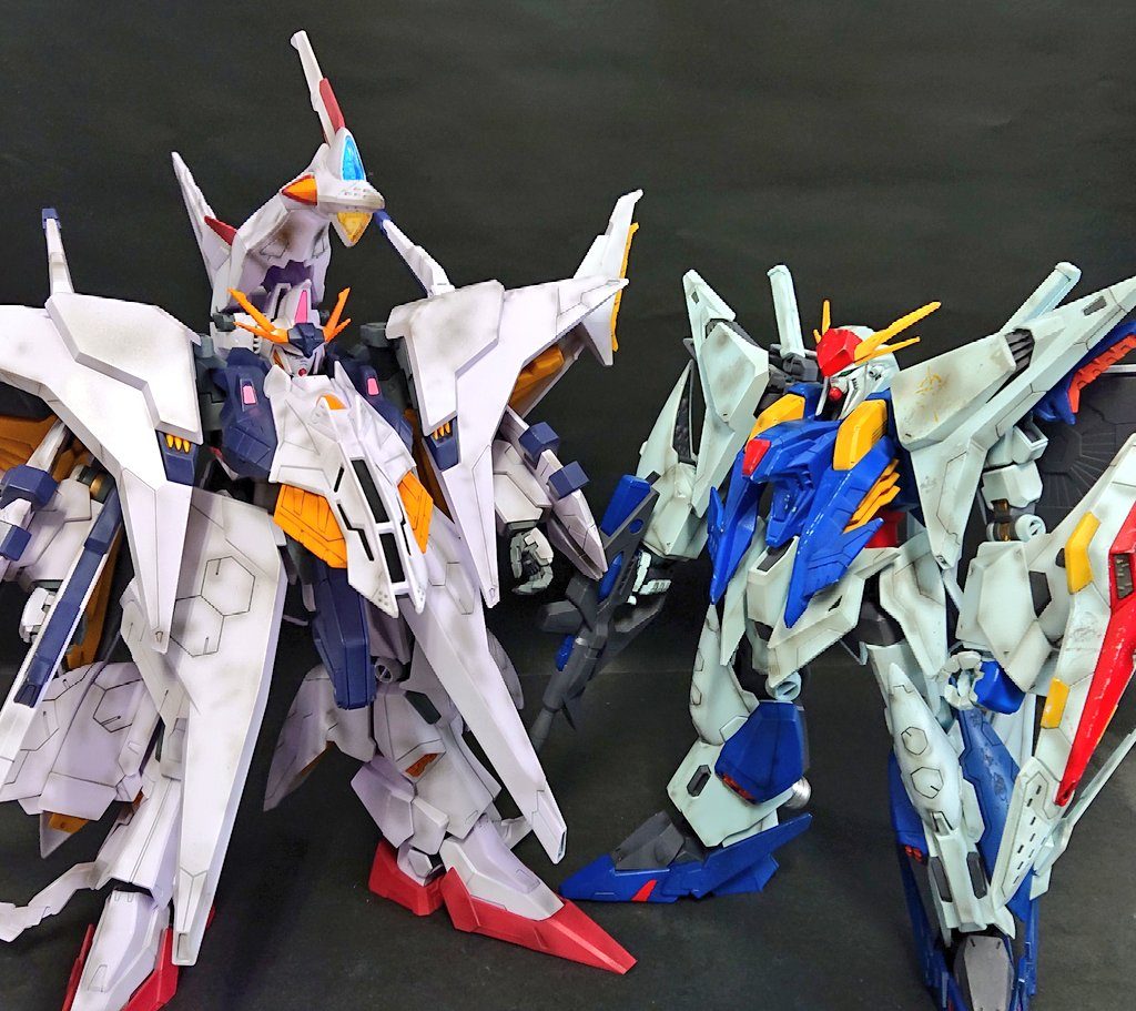 Ξ&ペネ ツーショット！あの頃､真ゲッターとかガンバスターとかと一緒に展示しちゃって部長としてはりきり過ぎてスペースを1区画占領してゴメンよー！！以上､過去作でした～