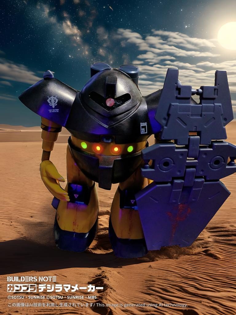 無事再び地上に降り立ったコウ。早速新型の兵器《メガ粒子砲》を地上にて試射し始める。コウ「素晴らしい威力だ、だがコイツも改良が必要だな」地球でのチェックも終え、本格的に水陸両用MSのキャリフォルニアベースでの量産が始まった。MSM-03　GOGG　試験実戦投入型コウ少尉受領テンはパイロット兼任でツィマット社、ジオニック社、MIP社との共同で水陸両用MSの開発、量産に携わる任を受けた。